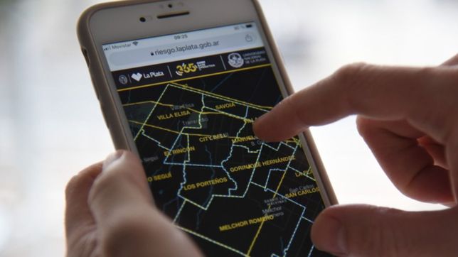 zonas a evitar y puntos de encuentro: el mapa de prevencion ante inundaciones en la plata