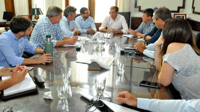 con agenda completa: garro junto al bloque de concejales y el gabinete