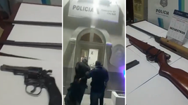 detuvieron a cuatro hombres vinculados a un desarmadero ilegal y secuestraron armas y vehiculos detuvieron a cuatro hombres vinculados a un desarmadero ilegal y secuestraron armas y vehiculos