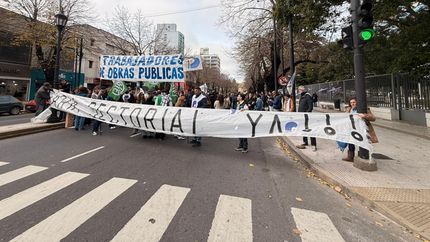 Trabajadores de Infraestructura cortaron calle 7 y denunciaron persecución de Katopodis