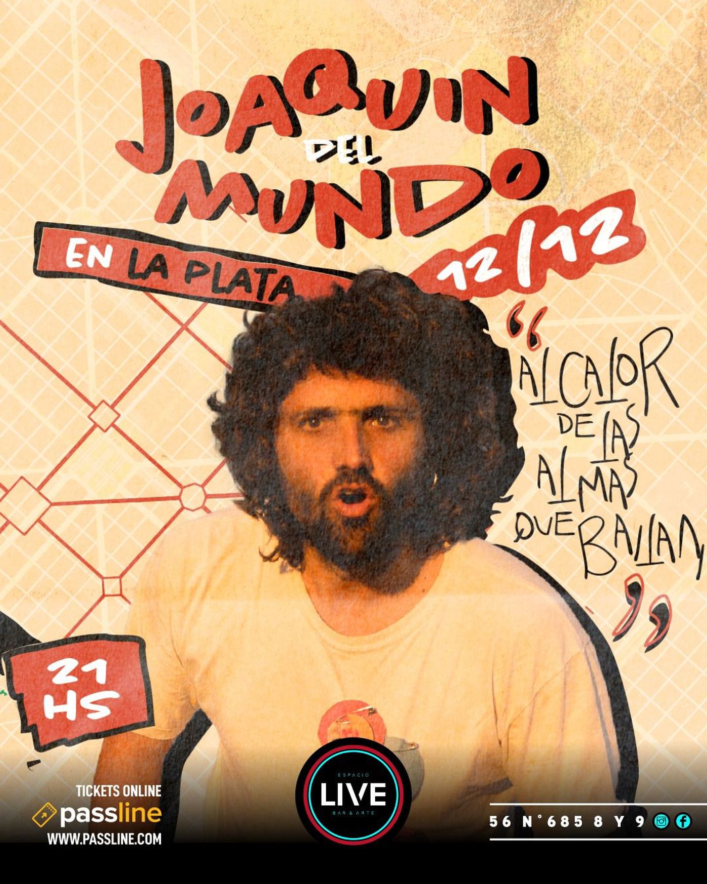 Joaquín del Mundo en Espacio Live.