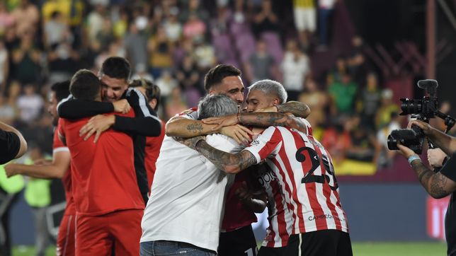 los festejos de estudiantes campeon