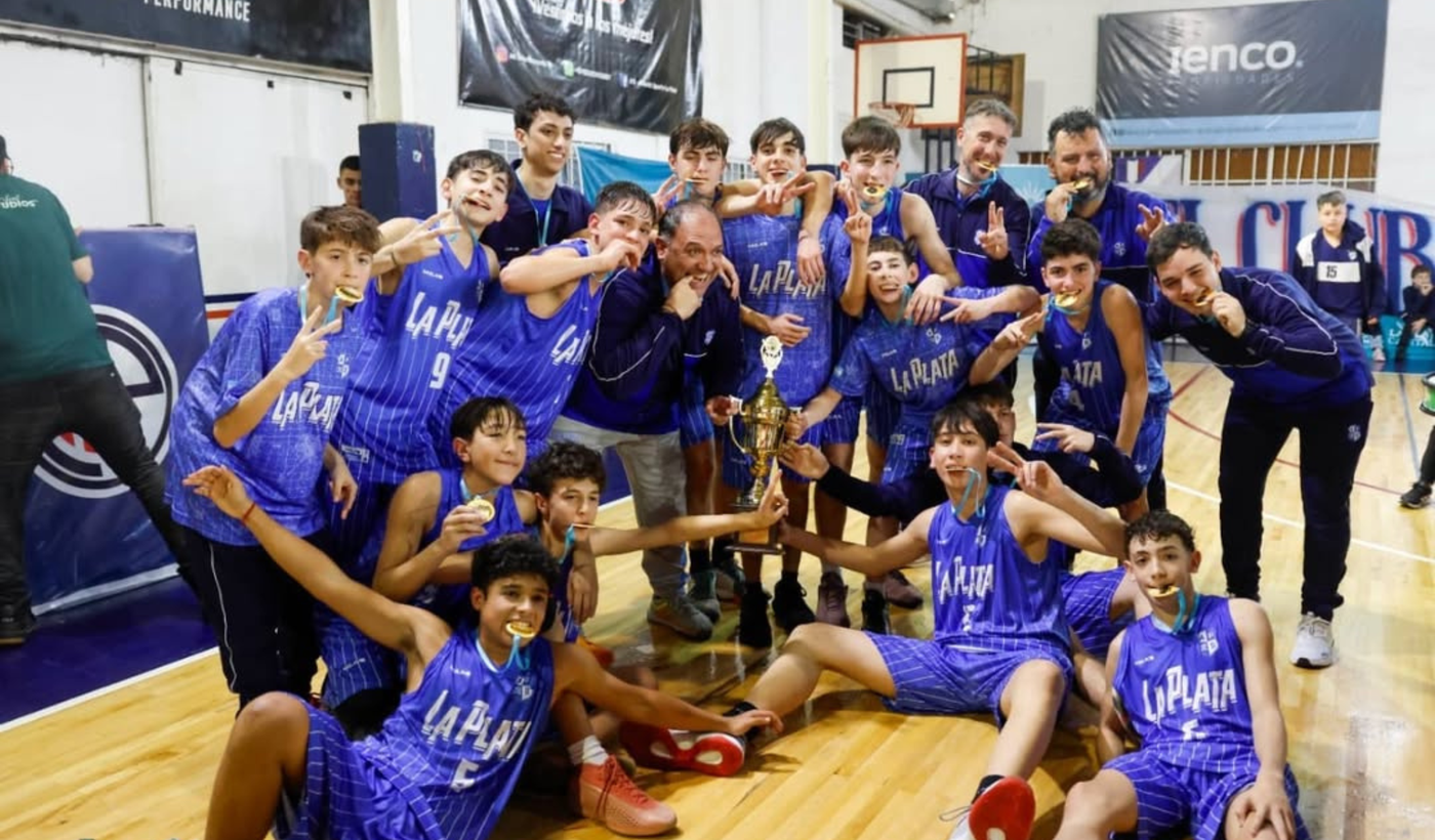 La Plata Básquet U 13 campeón 2