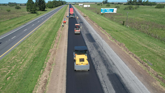 arranco una obra clave en la ruta 2 para agilizar el transito entre la plata y dolores