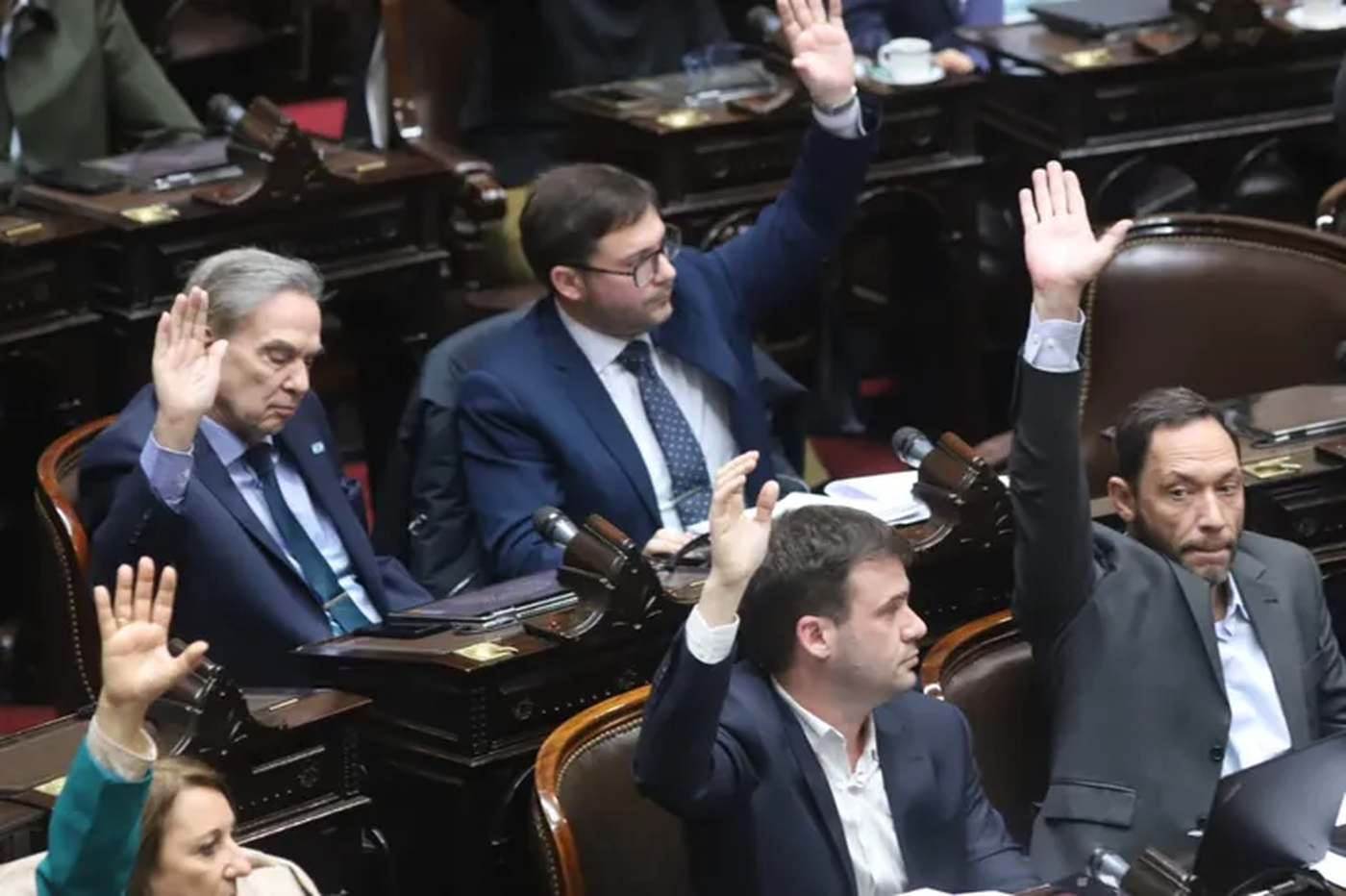 Diputados a los que el oficialismo calificaba como dialoguistas organizaron la sesión para rechazar el decreto del Gobierno.