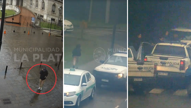 Robó una joyería céntrica, escapó en un taxi y cayó tras una persecución de película
