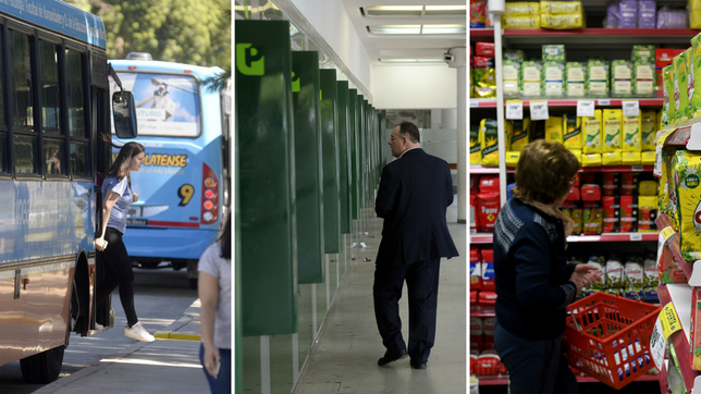 ¿como funcionaran los micros, los bancos, el estacionamiento y los servicios en la plata?