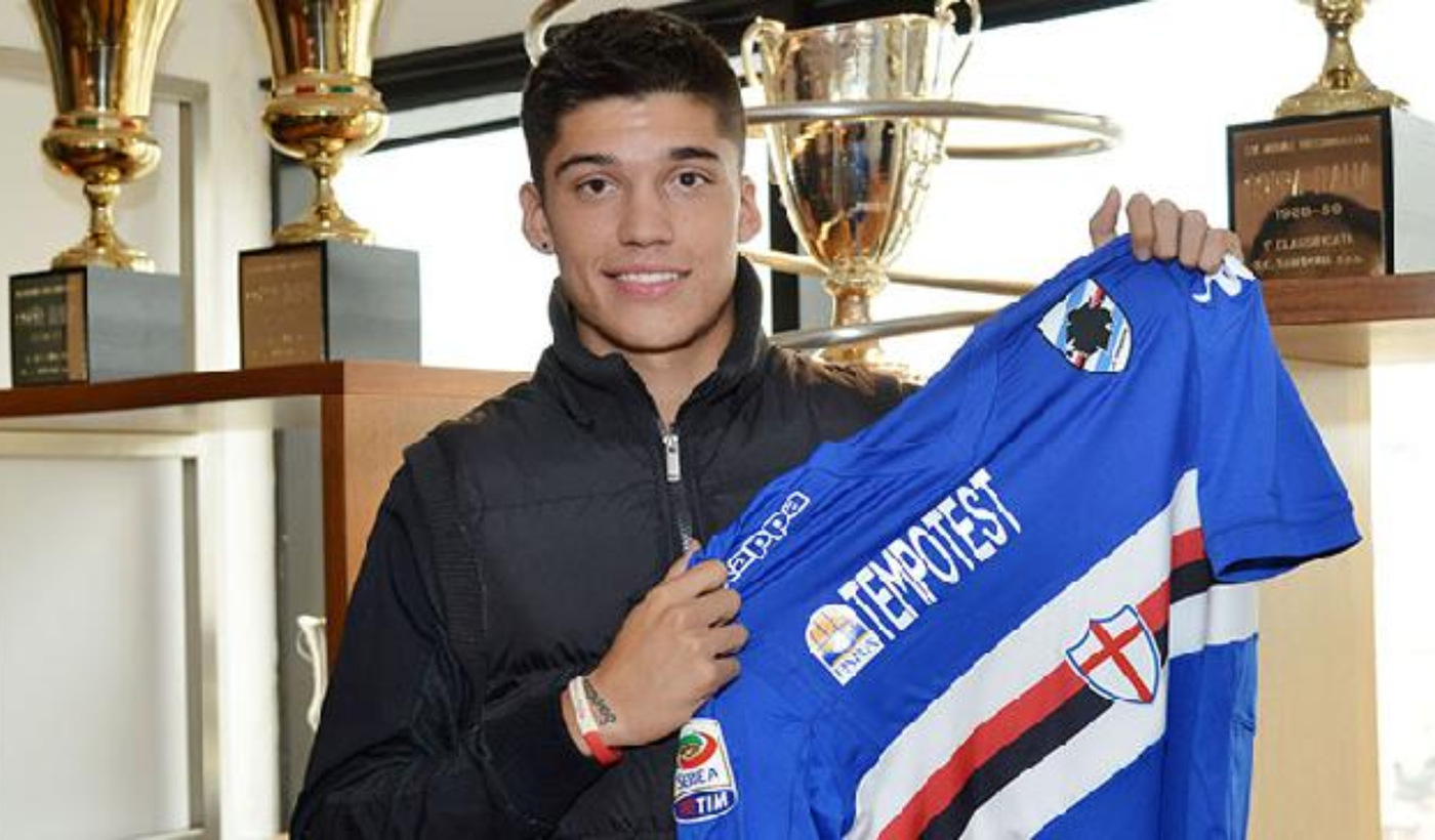 El Tucu Correa era presentado en Sampdoria tras dejar Estudiantes.