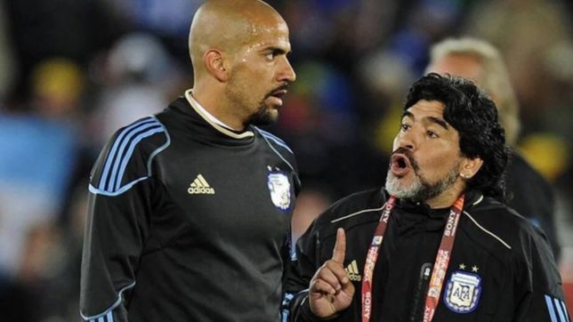 juan sebastian veron hablo de diego maradona dijo que es un genio y que aceptaria tomar un cafe con el
