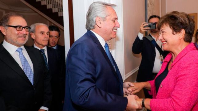 alberto fernandez aseguro que le fue muy bien en su reunion con la directora del fmi