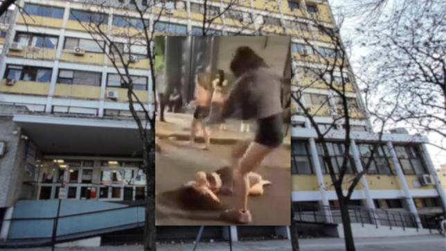 una chica termino internada tras una pelea a la salida de un boliche en el centro