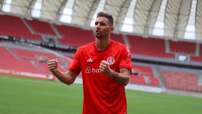 estudiantes abrocho a lucas alario y lo espera para comenzar la pretemporada