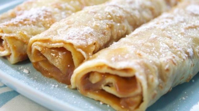 en el dia del panqueque, un clasico local platense vende el de dulce de leche a un peso