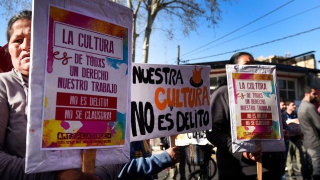 ante una nueva clausura, el club cultura sale al calle para realizar otro ?festivalazo?
