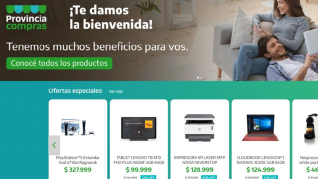 ¿como es y que se vende en provincia compras, la nueva tienda virtual del banco provincia?