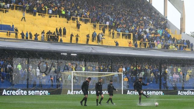 la bombonera se inundo y la final de la libertadores ya tiene nuevo dia y hora