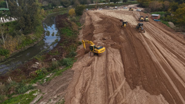 asi avanzan las obras de la nueva bajada en la autopista en city bell asi avanzan las obras de la nueva bajada en la autopista en city bell