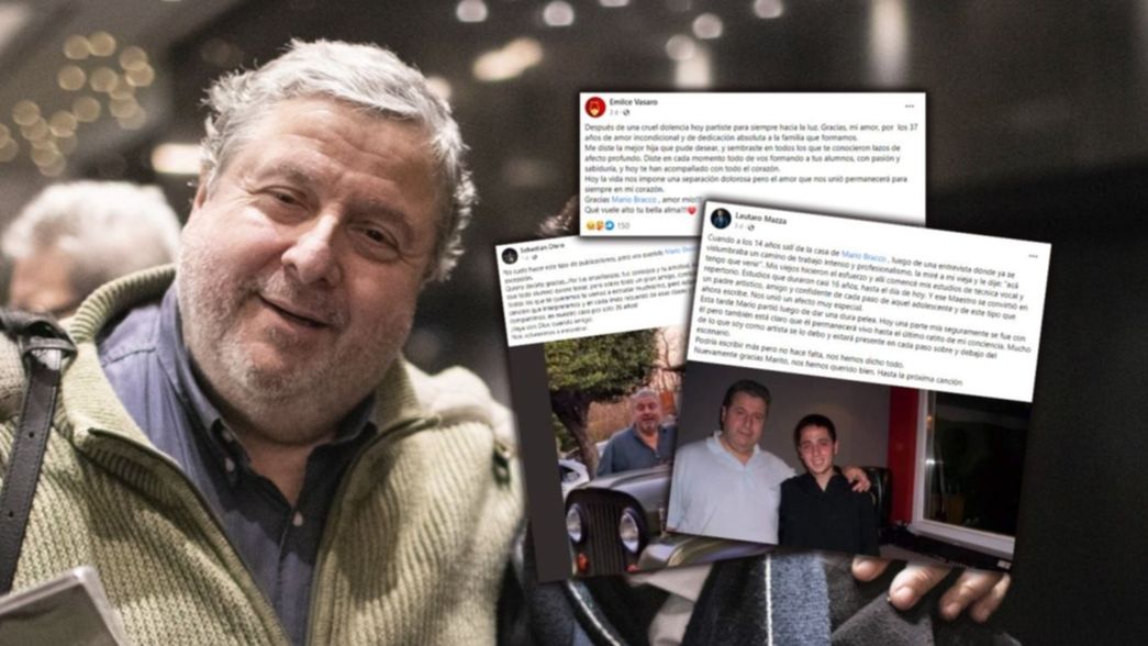 Hasta la próxima canción: las conmovedoras despedidas al cantante y maestro Mario Bracco