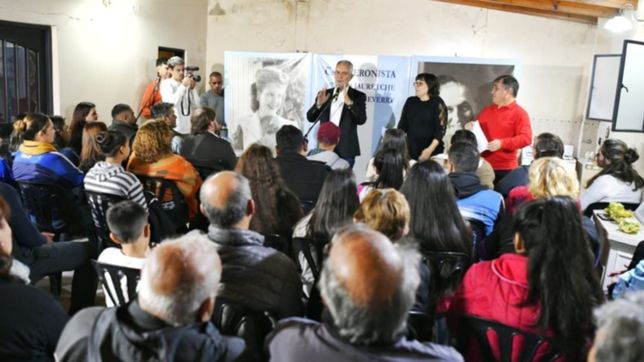 alak inauguro la junta promotora en etcheverry y prometio trabajar junto a los vecinos