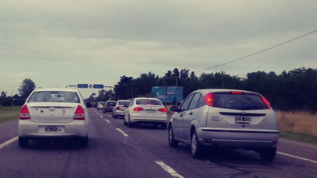 lento el regreso de la costa al terminar el primer fin de semana de enero