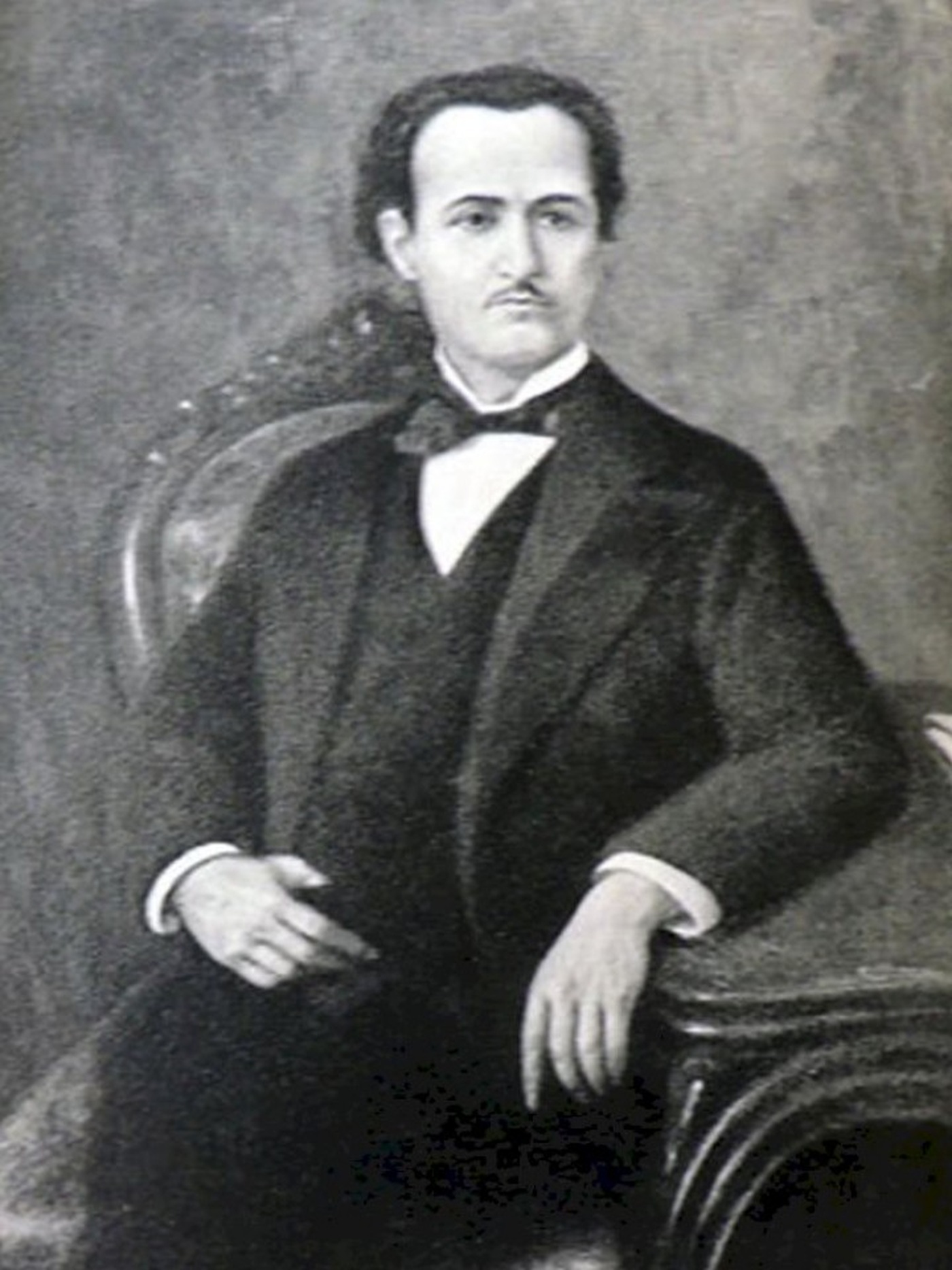 Perfil de Matías Behety, en un retrato de época.