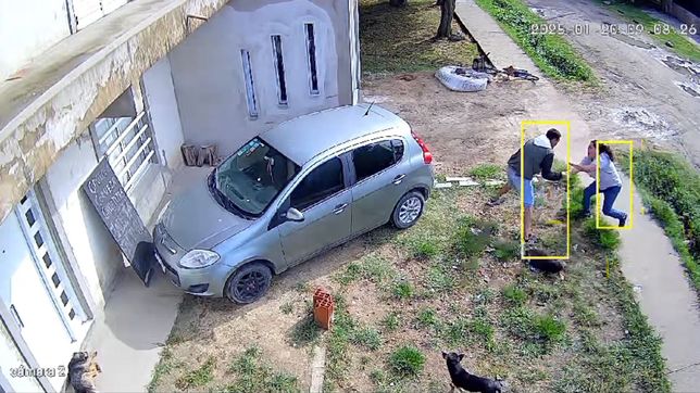 una mujer sufrio un brutal robo en villa elvira y estremecio a todos con un desesperado grito de auxilio