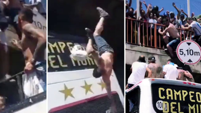 video: la caida que pudo ser una de las causas de la suspension de la caravana campeona