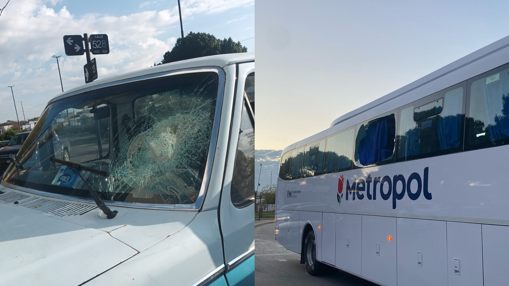 Denuncian nuevos ataques a piedrazos en la bajada de la Autopista La Plata-Buenos Aires