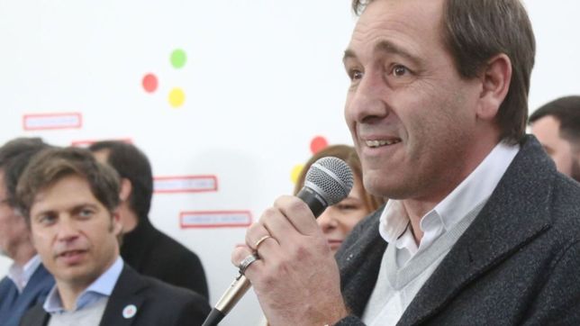 inauguracion y gesto politico: kicillof, garro y saintout estuvieron juntos en un acto