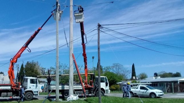 avanzan las obras de edelap para mejorar el servicio electrico en la plata