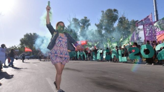 la plata vuelve a movilizarse por la legalizacion del aborto