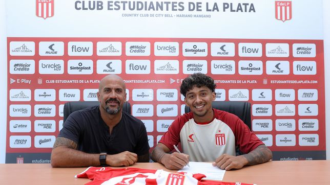 cristian medina firmo su contrato con estudiantes y estara en la noche del leon