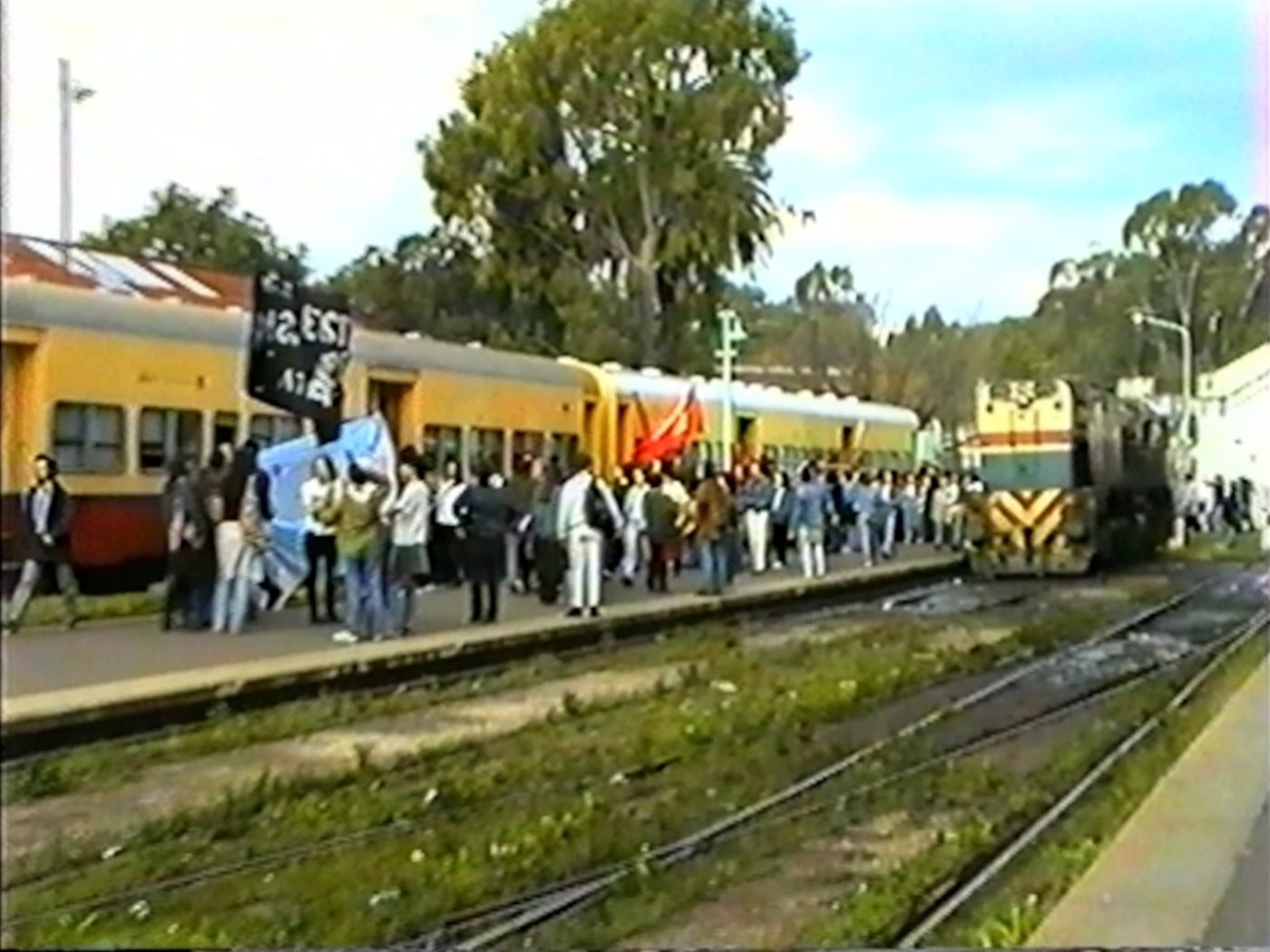 Los viajes en tren fueron una postal de época.