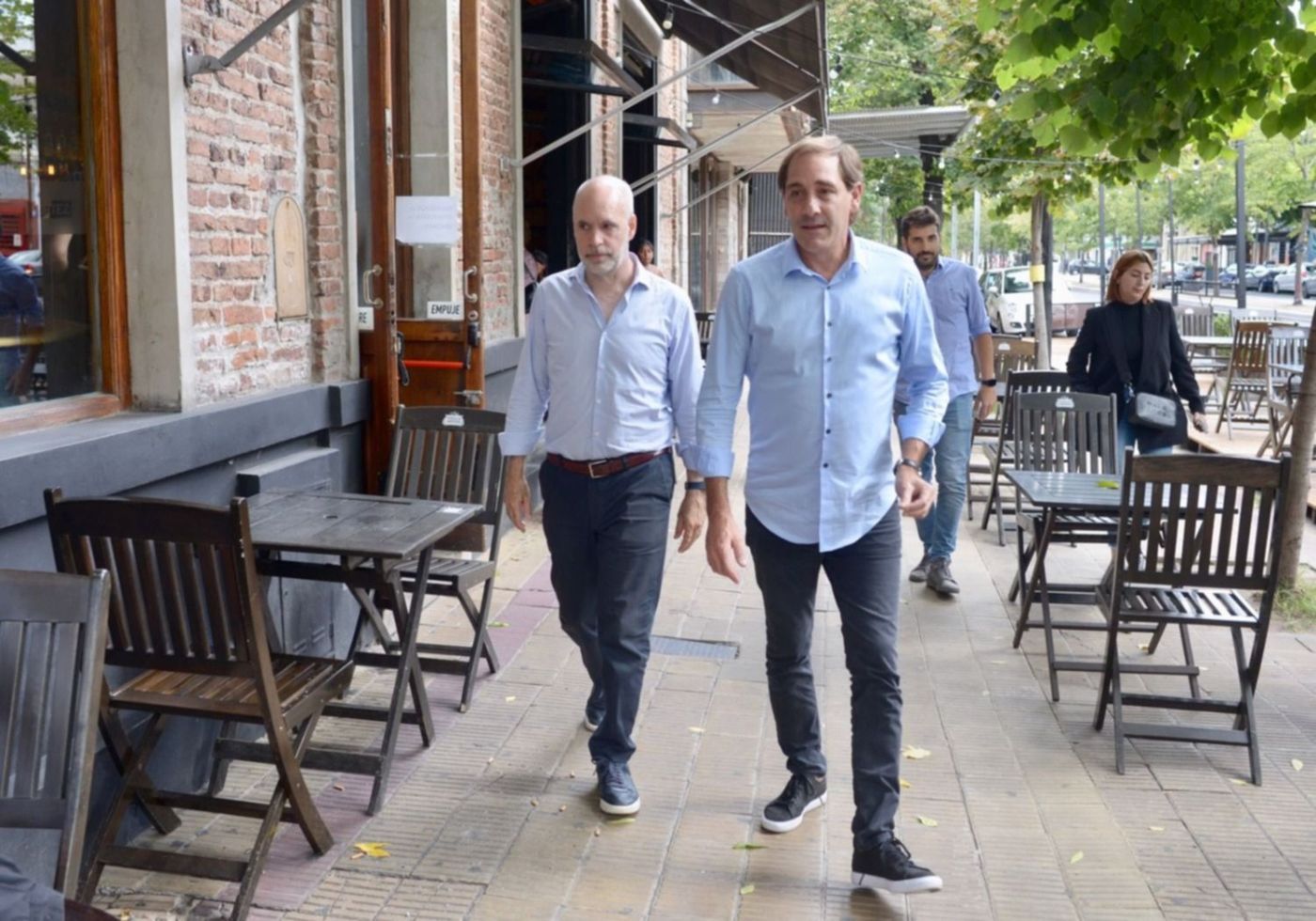 Horacio Rodríguez Larreta y Julio Garro