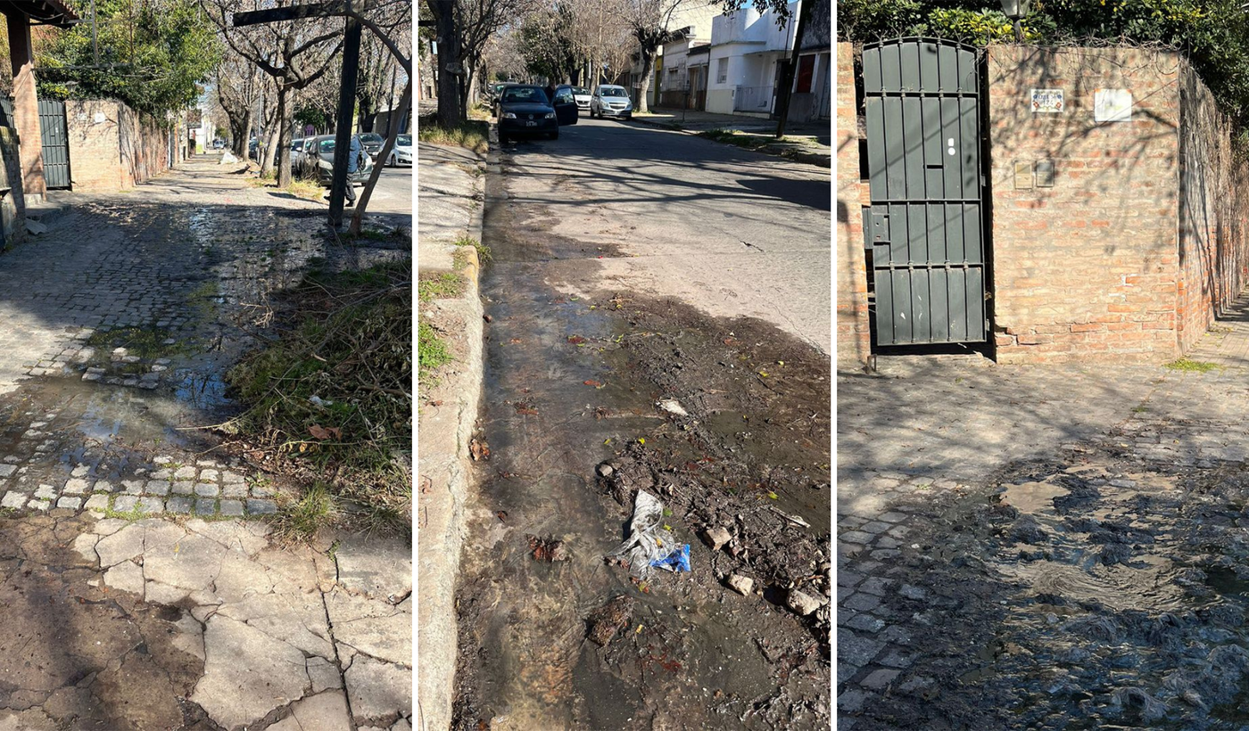 Desbordede cloacas en Barrio Hipódromo