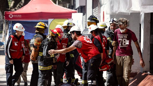 la cruz roja puso a prueba su capacidad de respuesta a emergencias en la plata