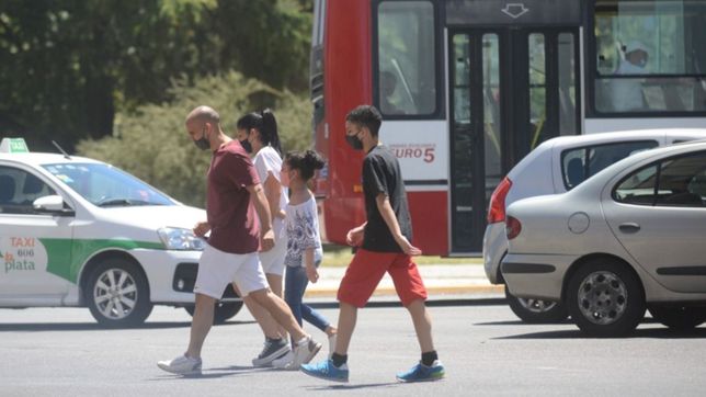 jueves de calor con mas de 30 grados en la plata