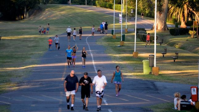 tras casi 7 meses de cuarentena, reabrio el circuito aerobico de la republica de los ninos