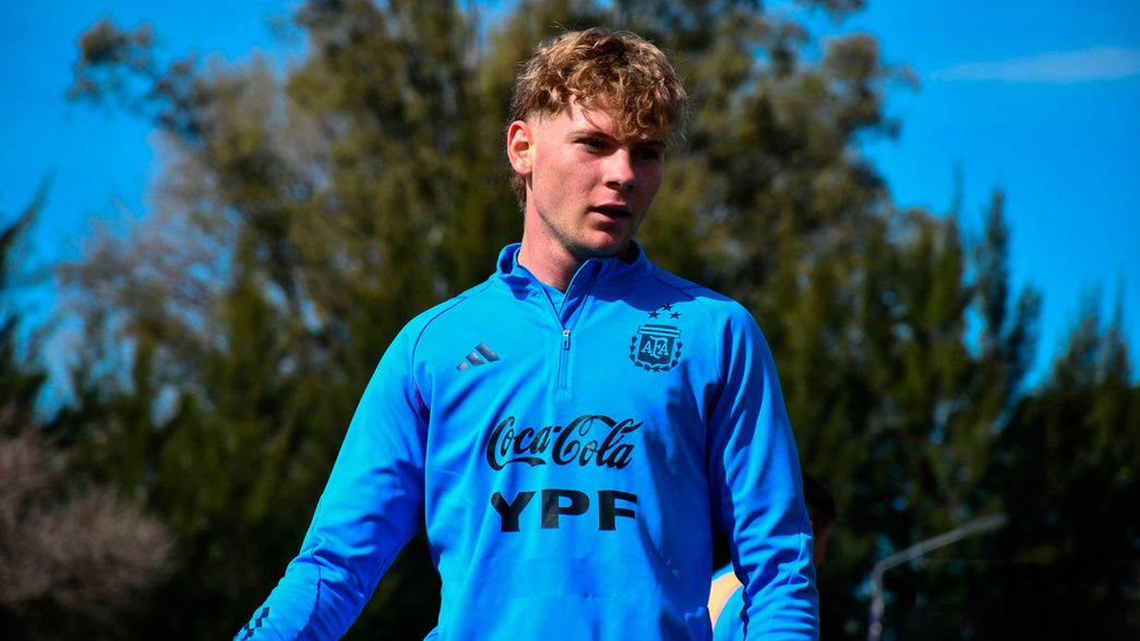 Valente Pierani fue convocado otra vez a la Selección argentina Sub 20