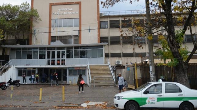 tension en la zona del hospital san martin por un chico de 15 anos armado