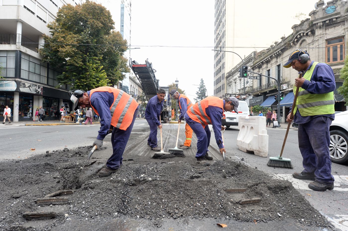 Obras repavimentación asfaltado