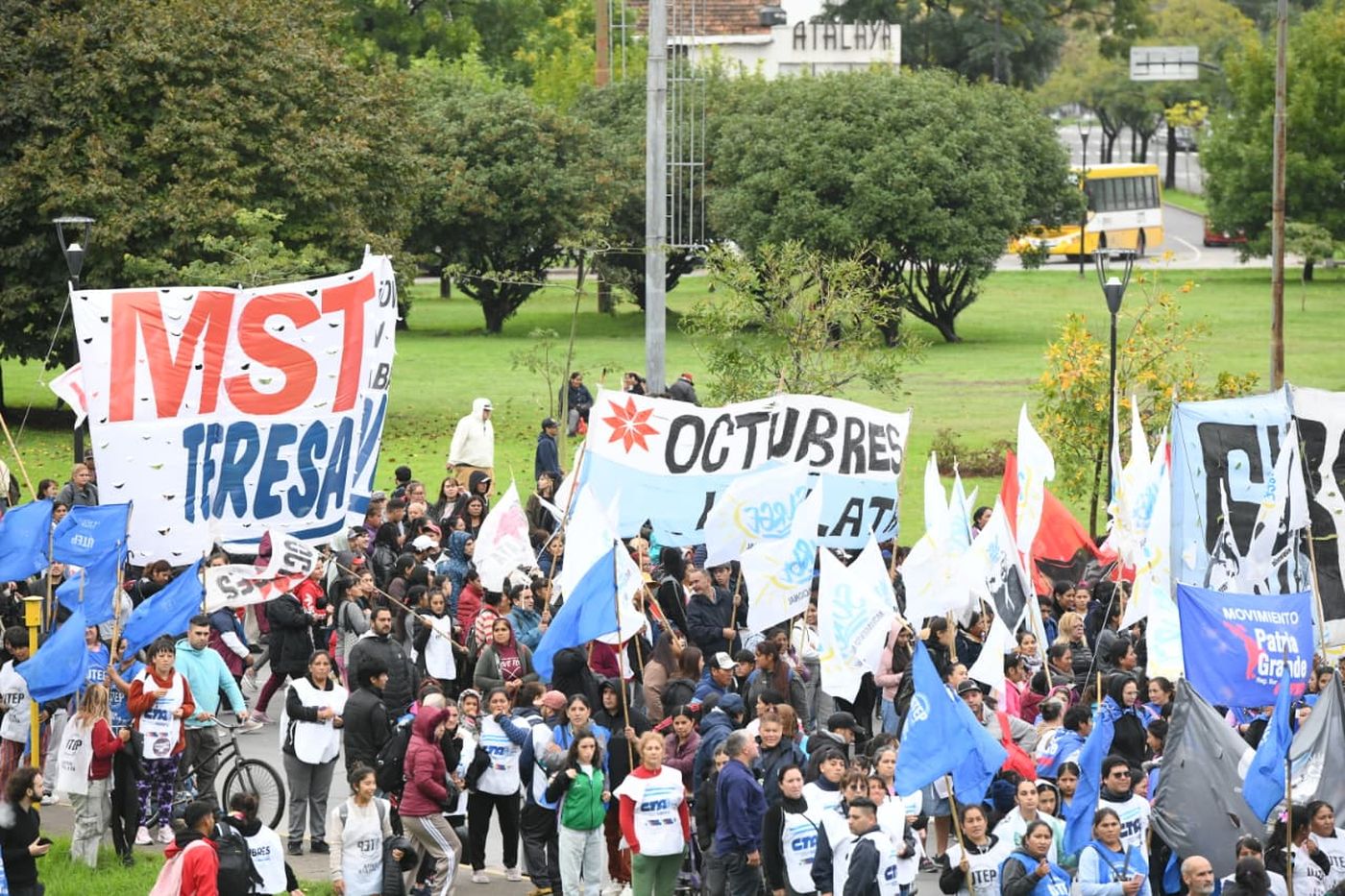 Corte de tránsito en la Autopista La Plata-Buenos Aires (3)
