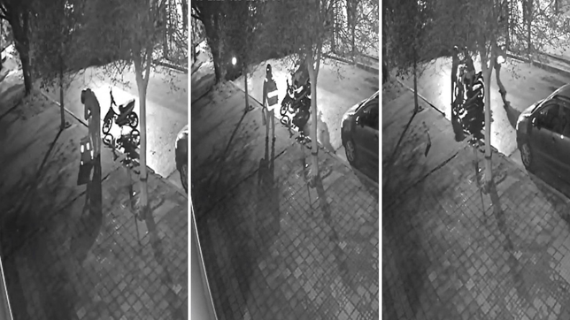 un repartidor fue asaltado por dos motochorros en la plata y se resistio a las pinas