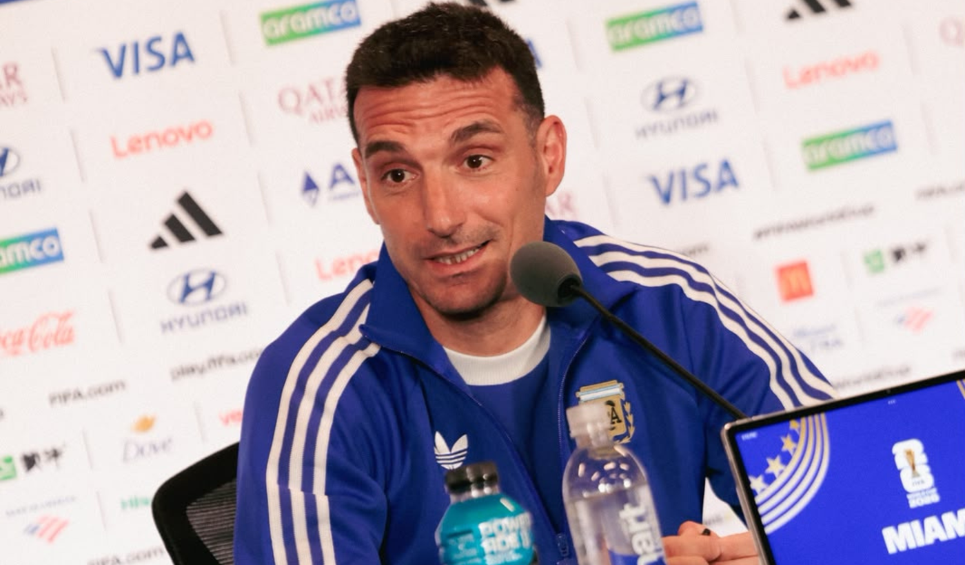 Scaloni conferencia Selección argentina