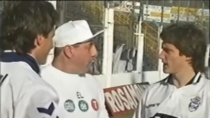 El día que Toti Ciliberto se vistió de técnico de Gimnasia y puso a actuar a los mellizos Barros Schelotto
