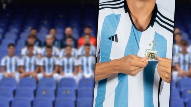 la seleccion sub 20 debuta con la nueva camiseta de argentina con las tres estrellas