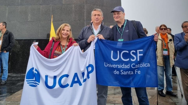 la ucalp y otras 230 universidades pidieron justicia climatica desde el cristo redentor