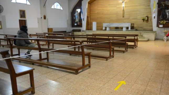 todo listo para el regreso de las misas en cuarentena en la plata, berisso y ensenada