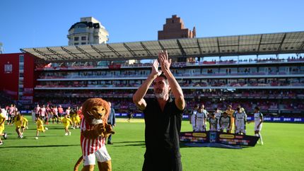 Todas las fotos de la despedida de Eduardo Domínguez como DT de Estudiantes