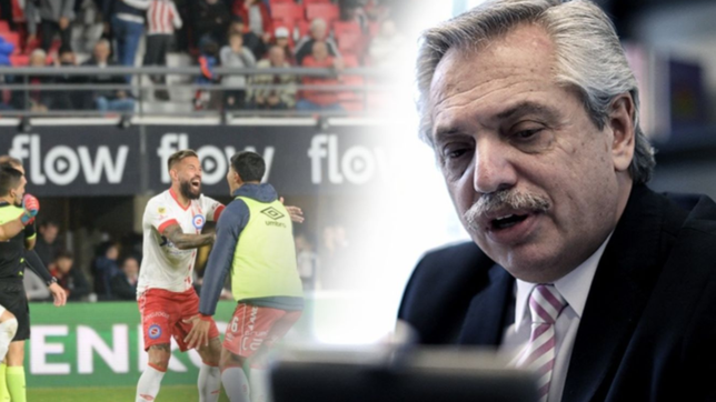 alberto fernandez festejo desde europa la clasificacion de argentinos ante estudiantes